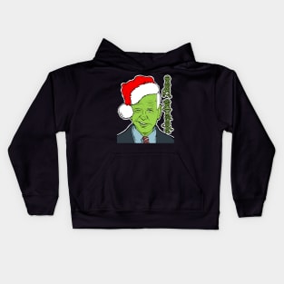 Joe Biden Grinchmas Kids Hoodie